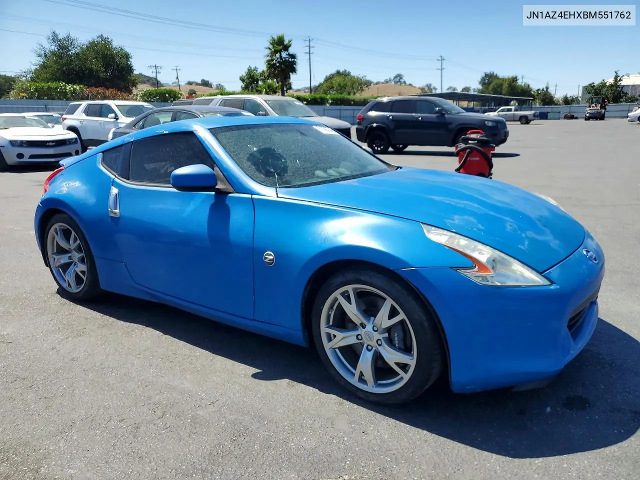 2011 Nissan 370Z Base VIN: JN1AZ4EHXBM551762 Lot: 61606746