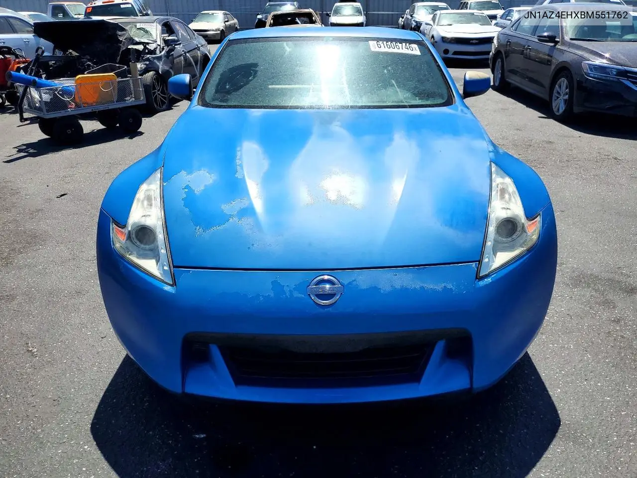 2011 Nissan 370Z Base VIN: JN1AZ4EHXBM551762 Lot: 61606746