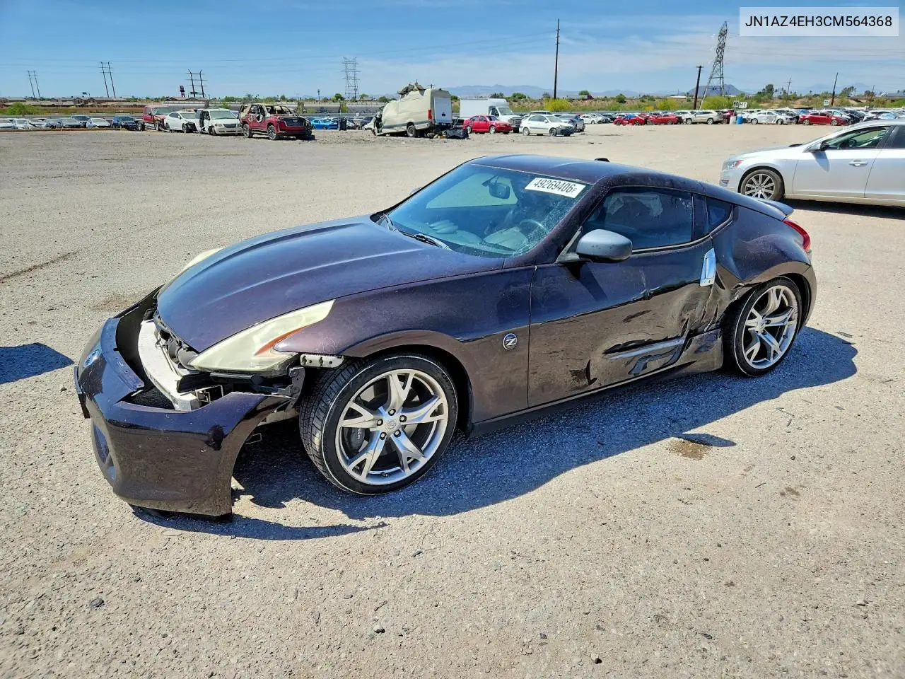 2012 Nissan 370Z Base VIN: JN1AZ4EH3CM564368 Lot: 49269406