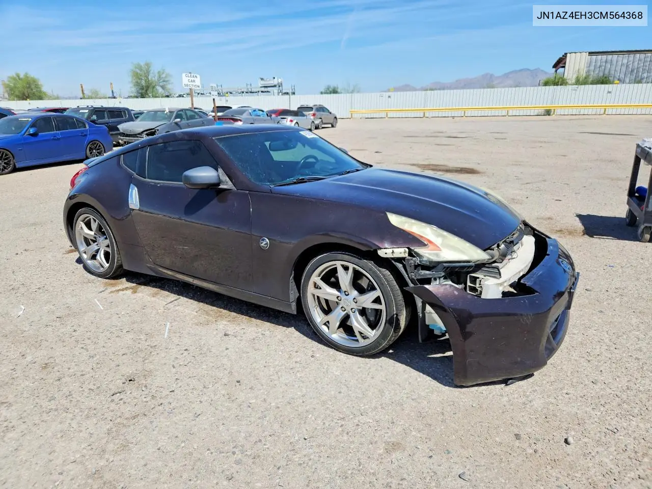 2012 Nissan 370Z Base VIN: JN1AZ4EH3CM564368 Lot: 49269406