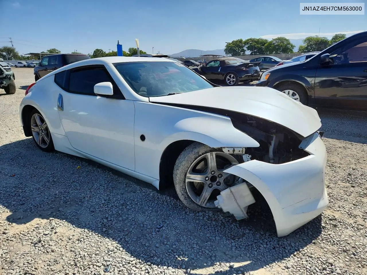2012 Nissan 370Z Base VIN: JN1AZ4EH7CM563000 Lot: 57443166