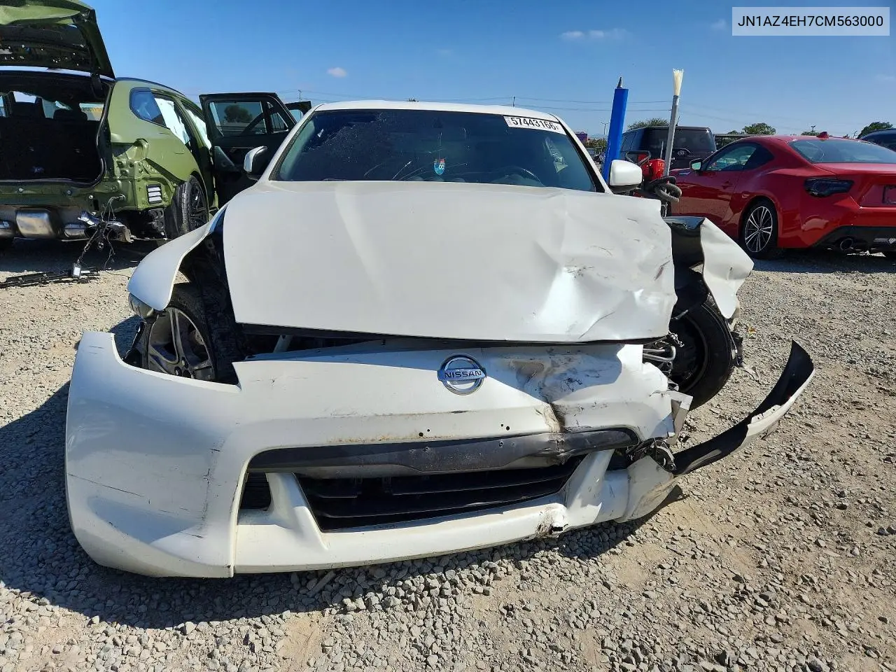2012 Nissan 370Z Base VIN: JN1AZ4EH7CM563000 Lot: 57443166