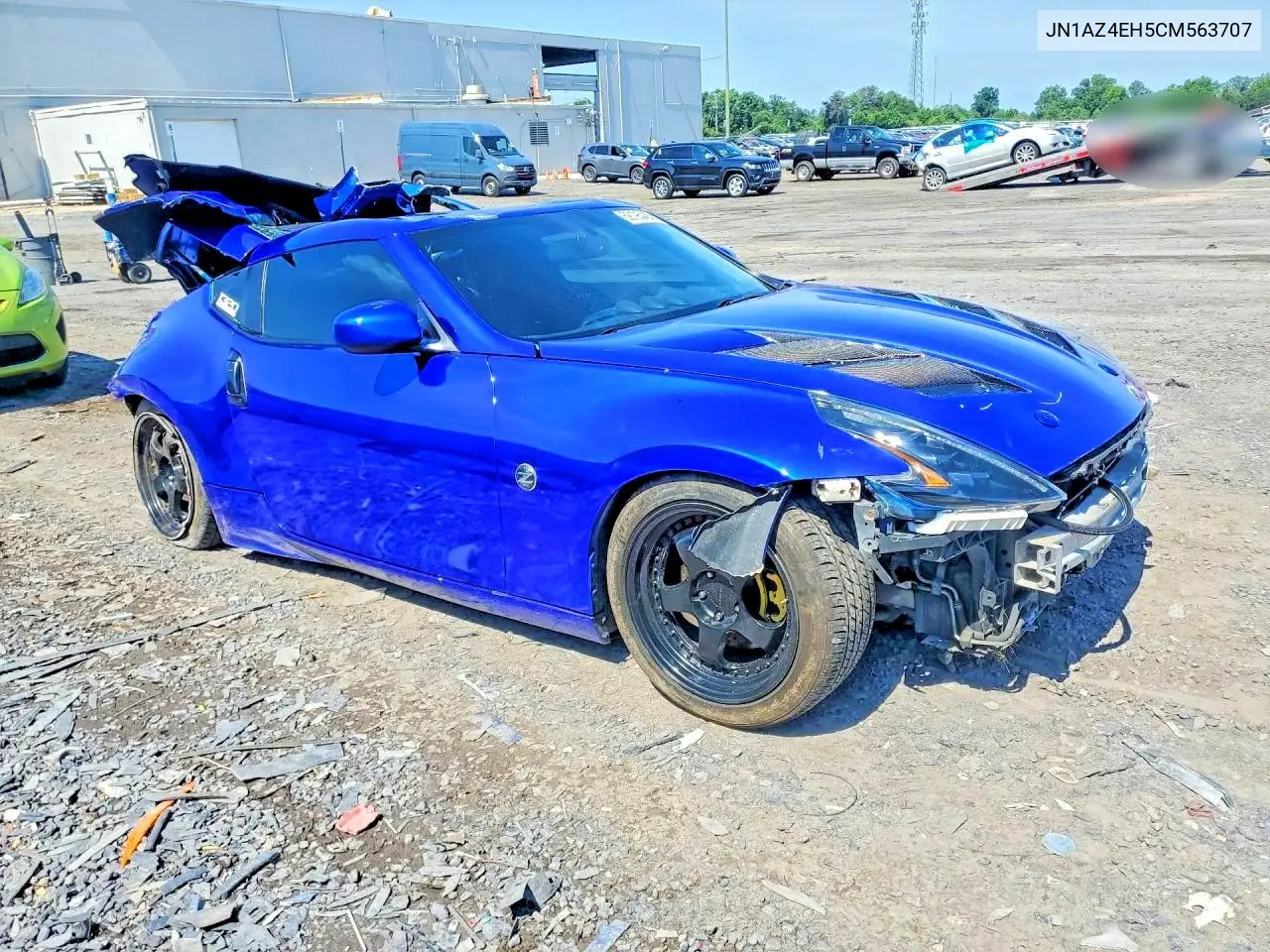2012 Nissan 370Z Base/Sport/Sport Touring/Nismo VIN: JN1AZ4EH5CM563707 Lot: 59195466