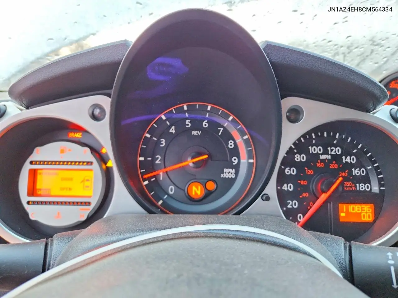 2012 Nissan 370Z Base VIN: JN1AZ4EH8CM564334 Lot: 91282295