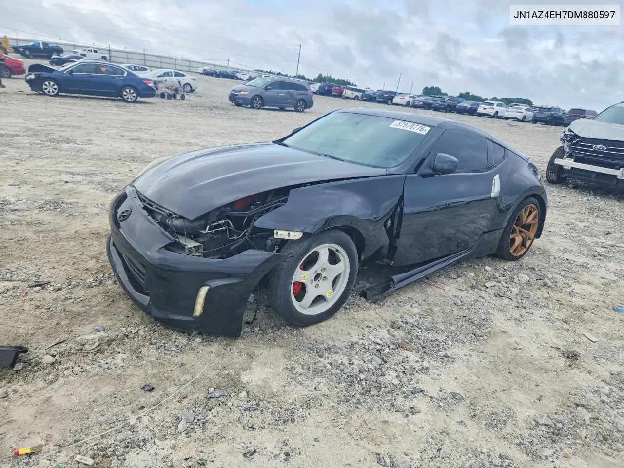 2013 Nissan 370Z Base VIN: JN1AZ4EH7DM880597 Lot: 57978776