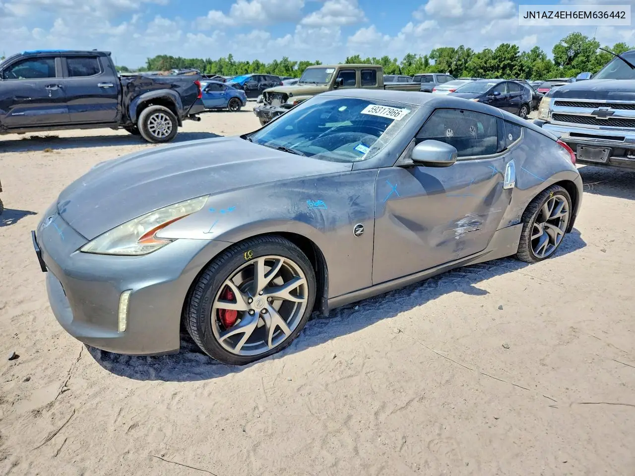 2014 Nissan 370Z Touring VIN: JN1AZ4EH6EM636442 Lot: 59317966