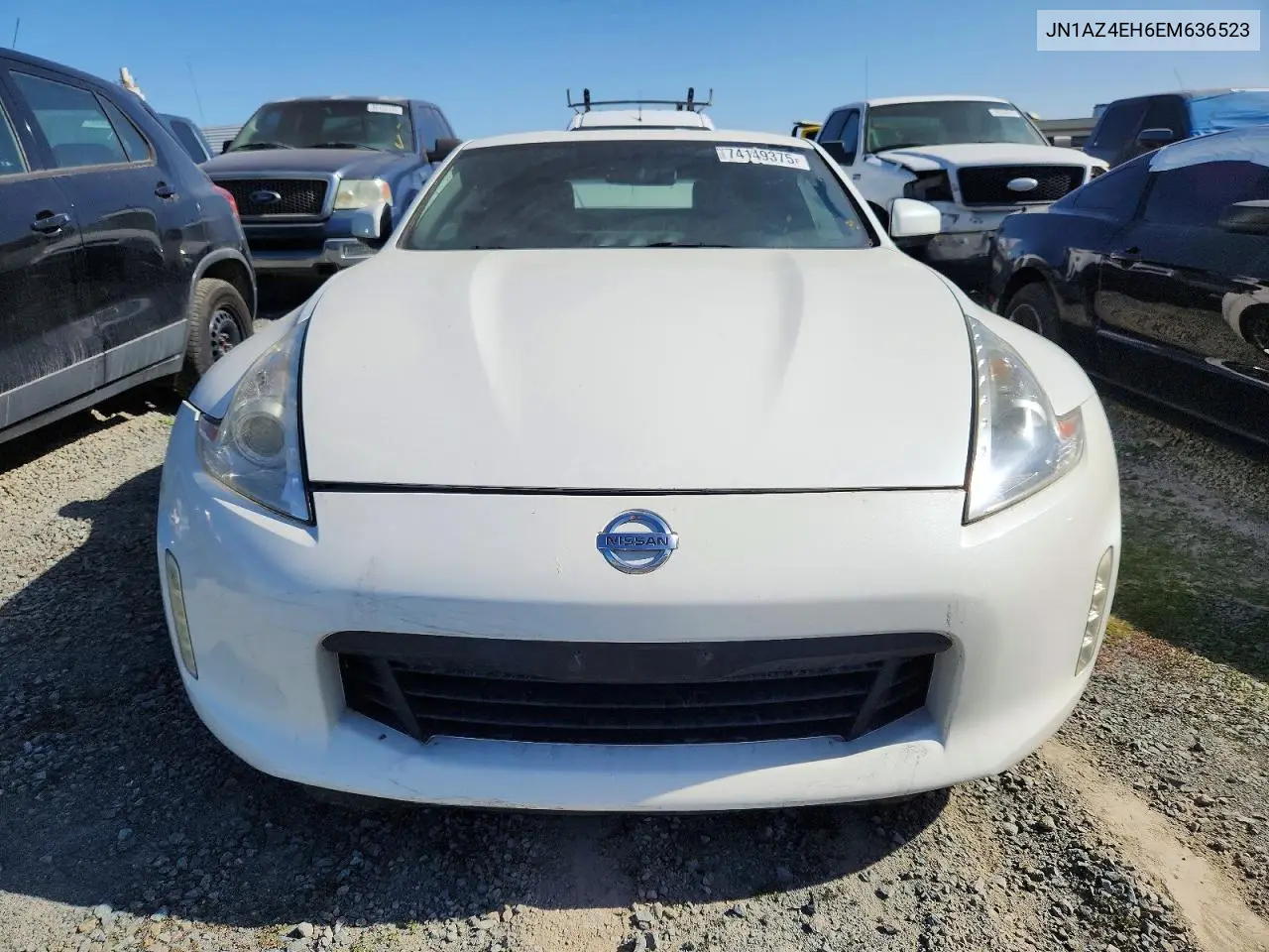 2014 Nissan 370Z Base VIN: JN1AZ4EH6EM636523 Lot: 74149375