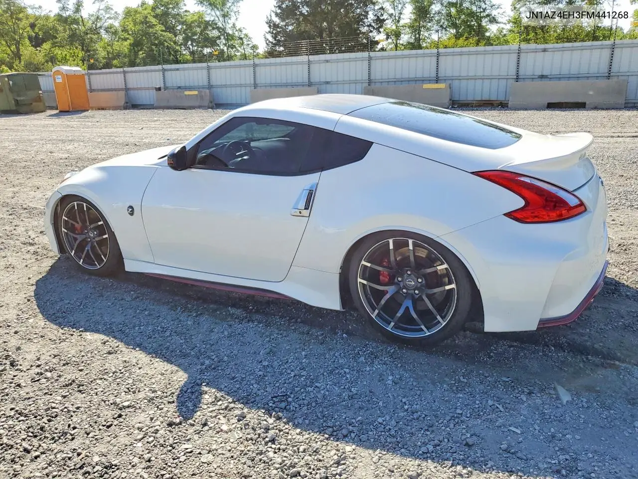 2015 Nissan 370Z Base VIN: JN1AZ4EH3FM441268 Lot: 50307476