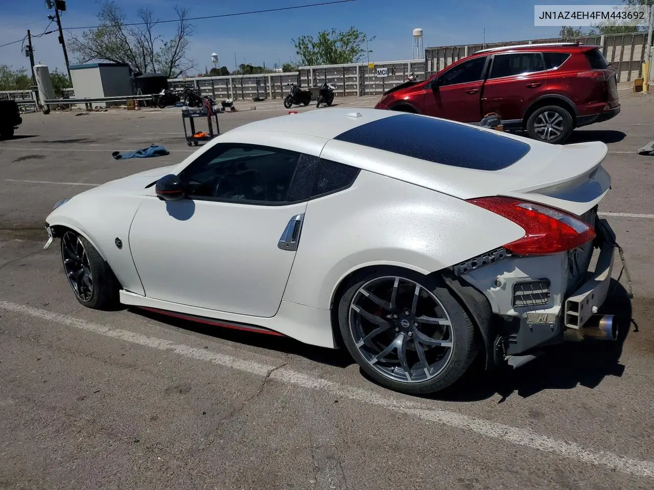 2015 Nissan 370Z Nismo Tech VIN: JN1AZ4EH4FM443692 Lot: 50801646