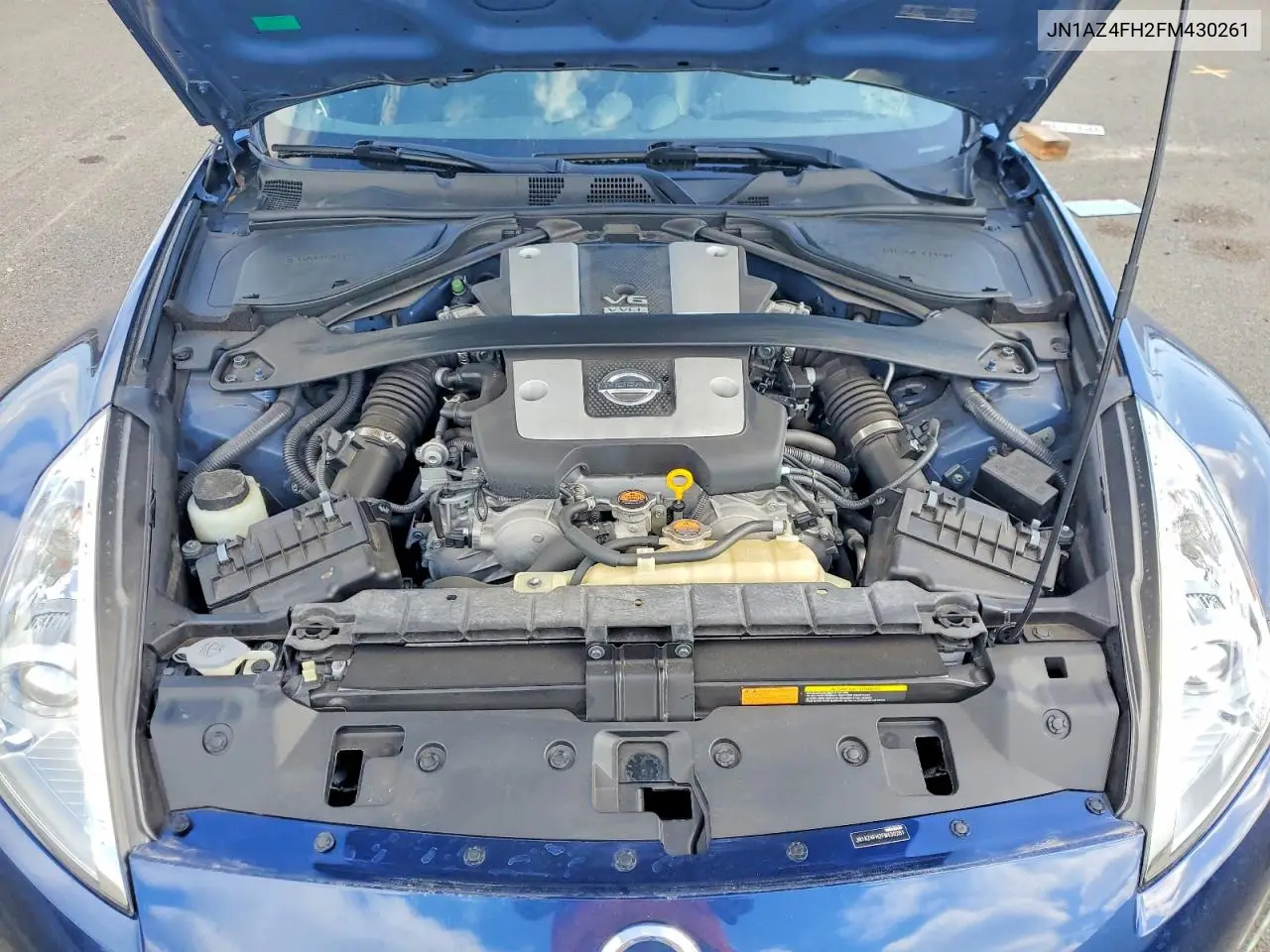 2015 Nissan 370Z Roadster Touring Sport VIN: JN1AZ4FH2FM430261 Lot: 52059346