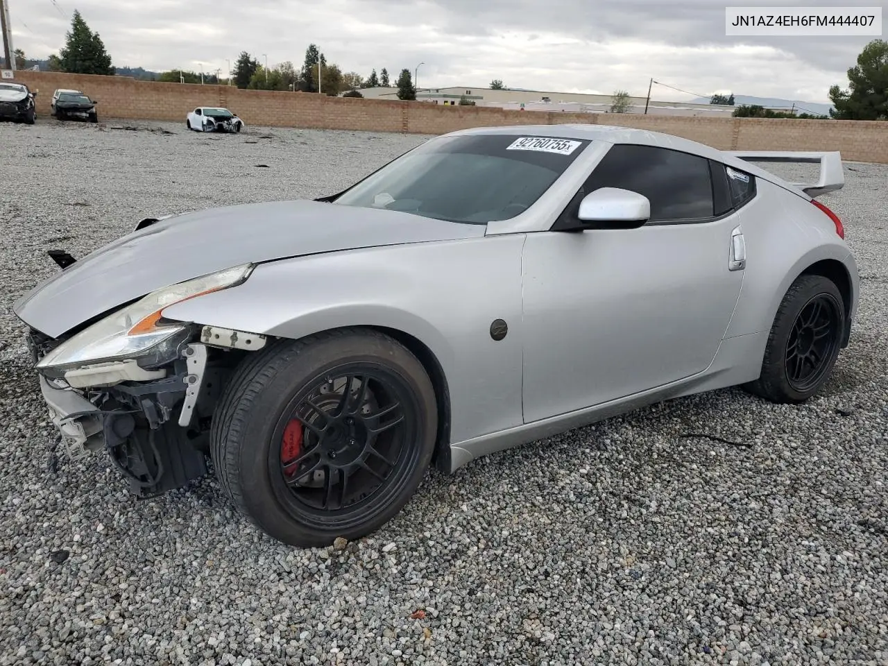 2015 Niss 370Z Base VIN: JN1AZ4EH6FM444407 Lot: 92760755