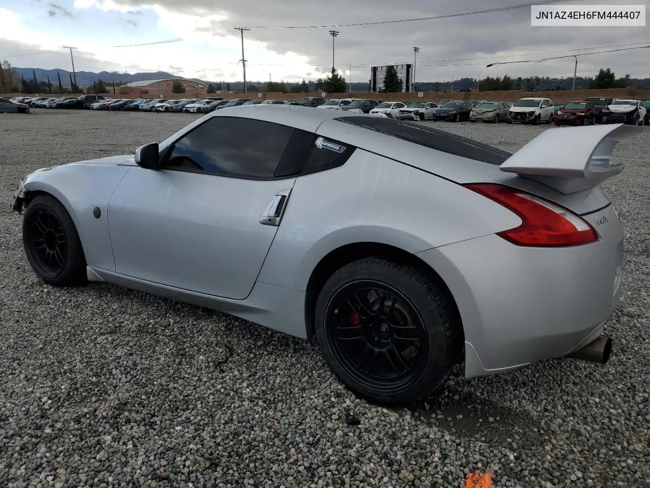 2015 Niss 370Z Base VIN: JN1AZ4EH6FM444407 Lot: 92760755
