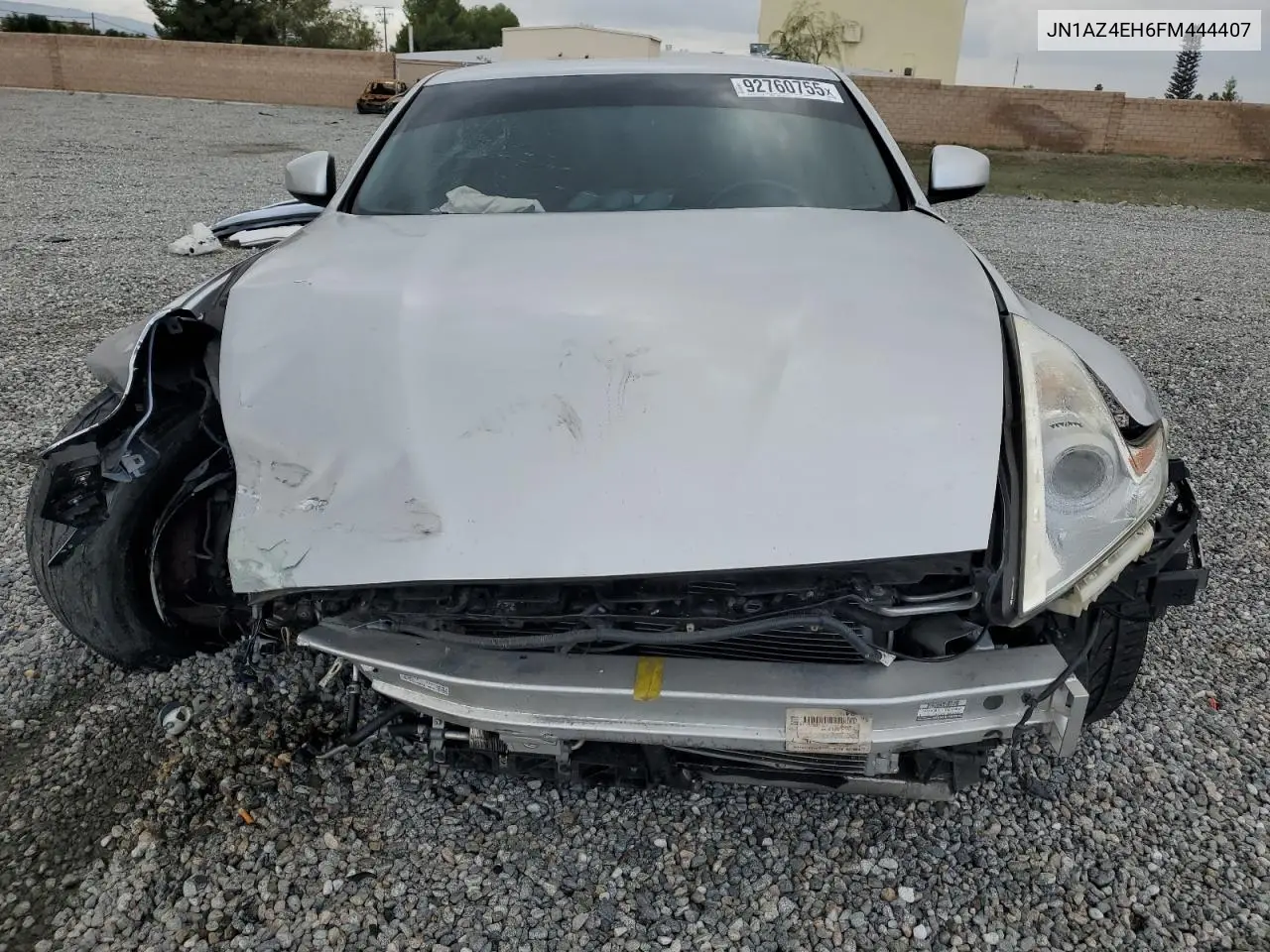 2015 Niss 370Z Base VIN: JN1AZ4EH6FM444407 Lot: 92760755
