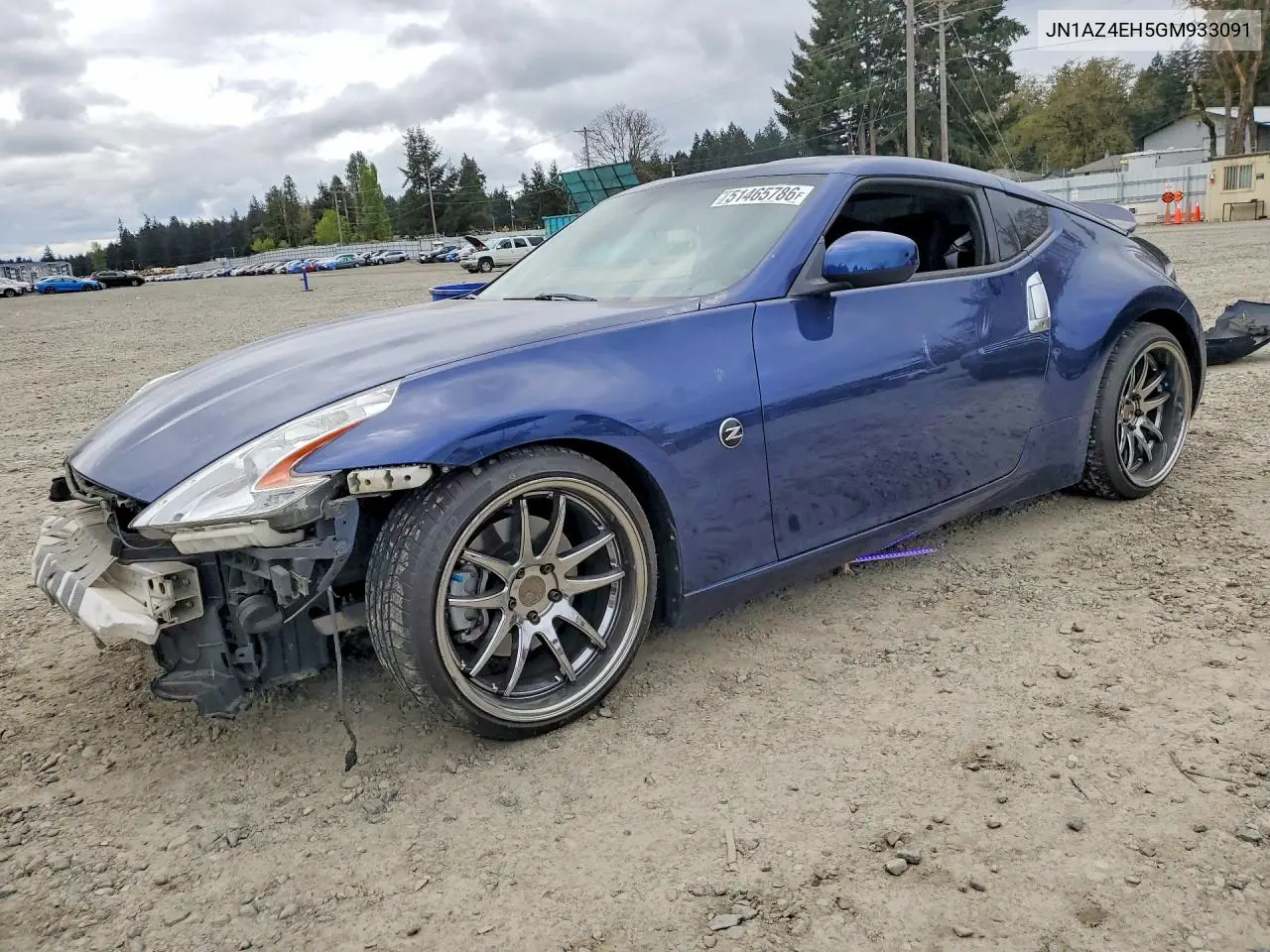 2016 Nissan 370Z Base VIN: JN1AZ4EH5GM933091 Lot: 51465786