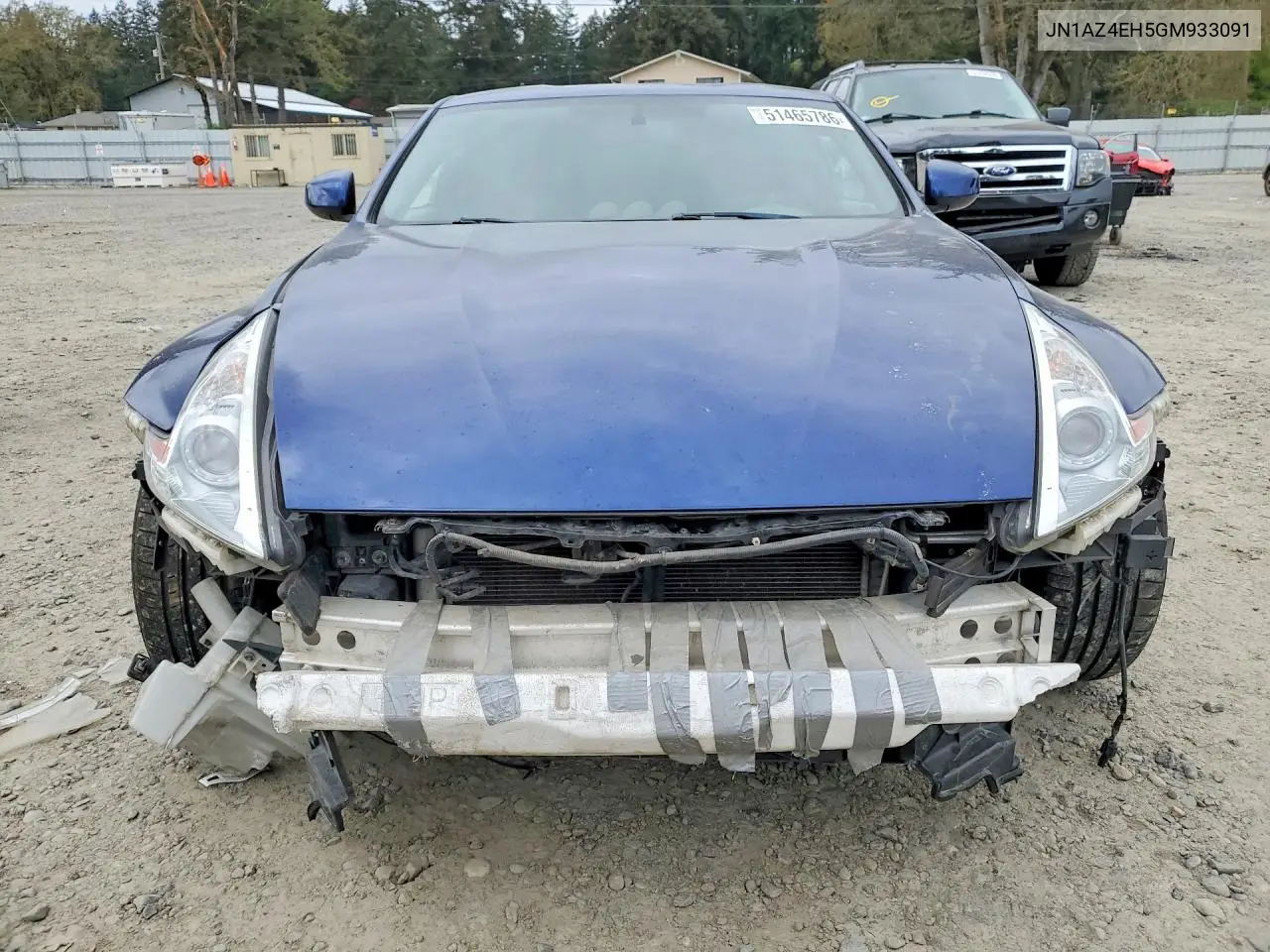 2016 Nissan 370Z Base VIN: JN1AZ4EH5GM933091 Lot: 51465786