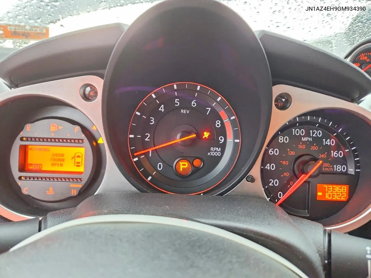 2016 Nissan 370Z Base VIN: JN1AZ4EH9GM934390 Lot: 51909586