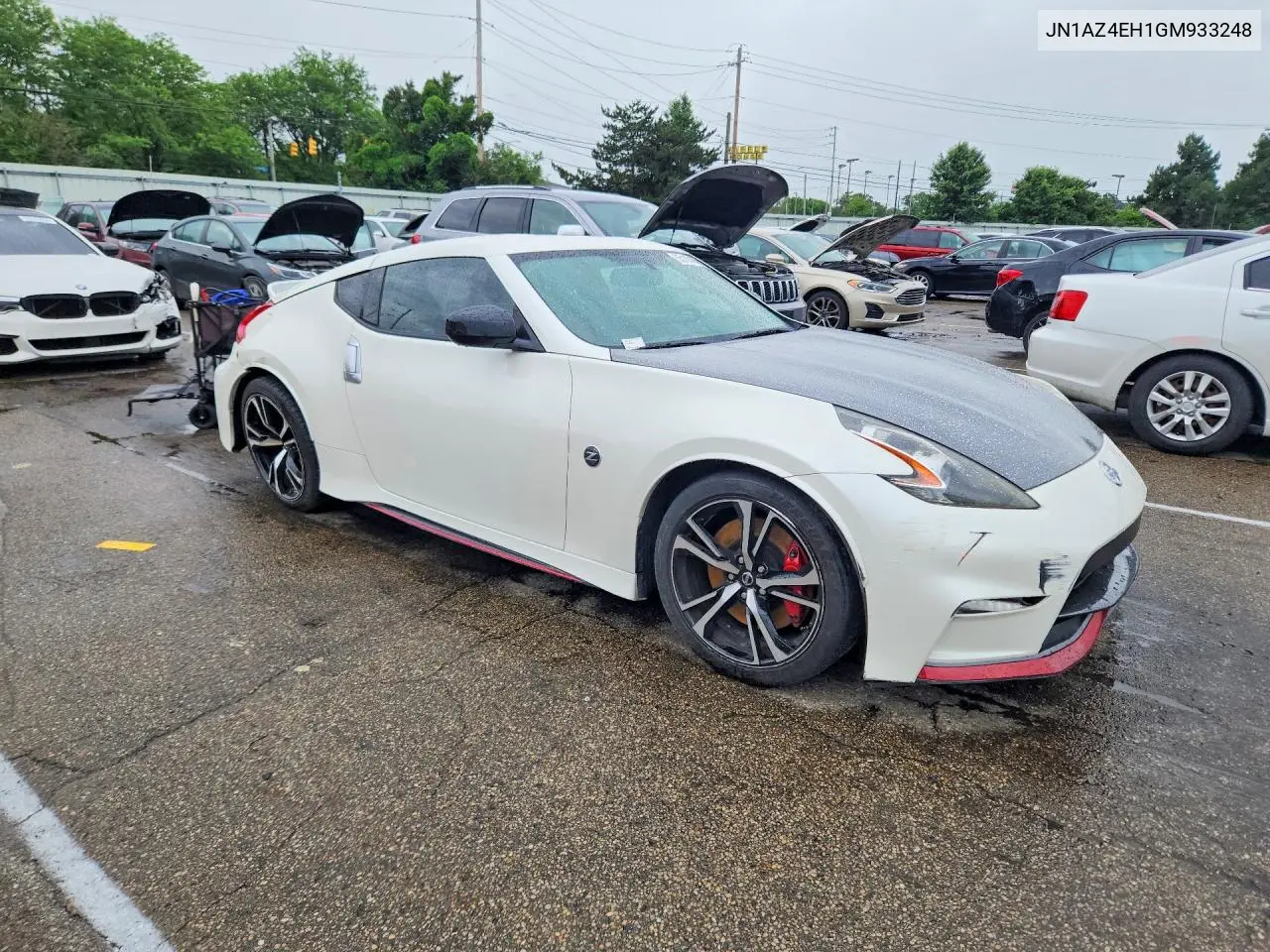 2016 Nissan 370Z Nismo Tech VIN: JN1AZ4EH1GM933248 Lot: 55180456