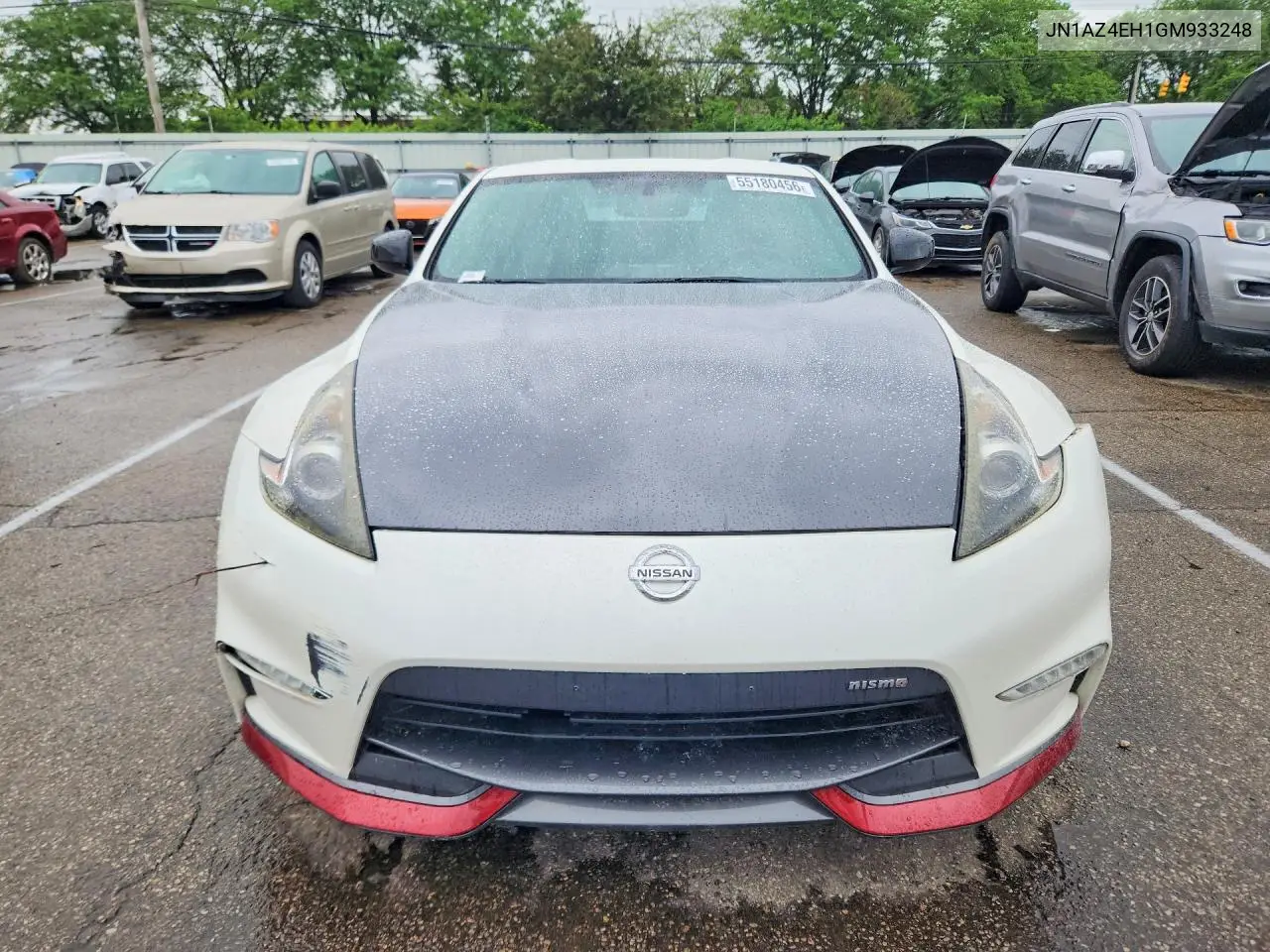 2016 Nissan 370Z Nismo Tech VIN: JN1AZ4EH1GM933248 Lot: 55180456