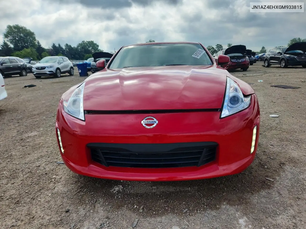 2016 Nissan 370Z Base VIN: JN1AZ4EHXGM933815 Lot: 59109786
