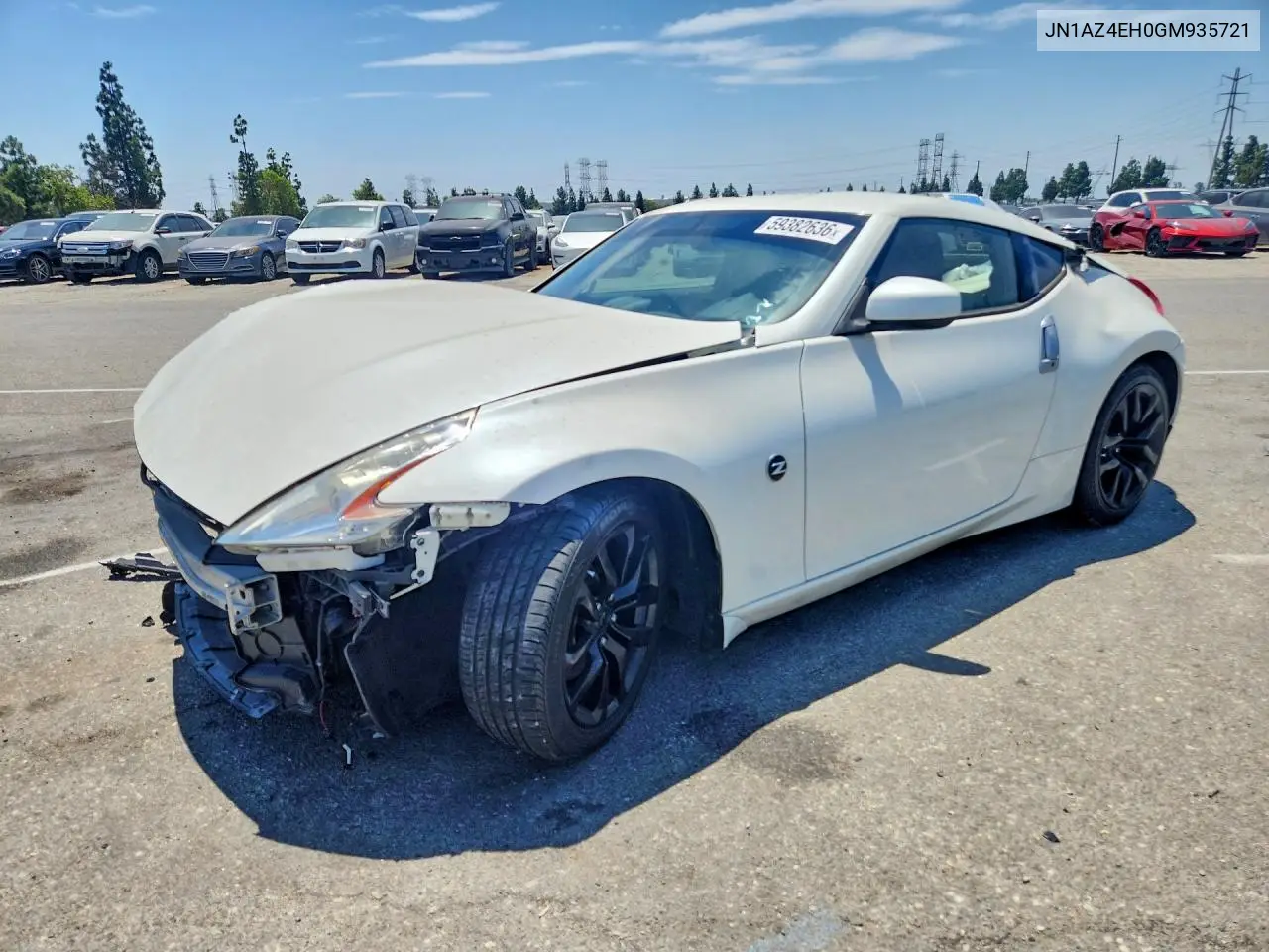 2016 Nissan 370Z Base VIN: JN1AZ4EH0GM935721 Lot: 59382636