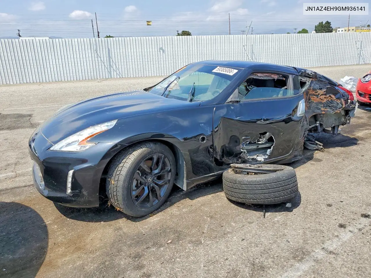 2016 Nissan 370Z Base VIN: JN1AZ4EH9GM936141 Lot: 59385086