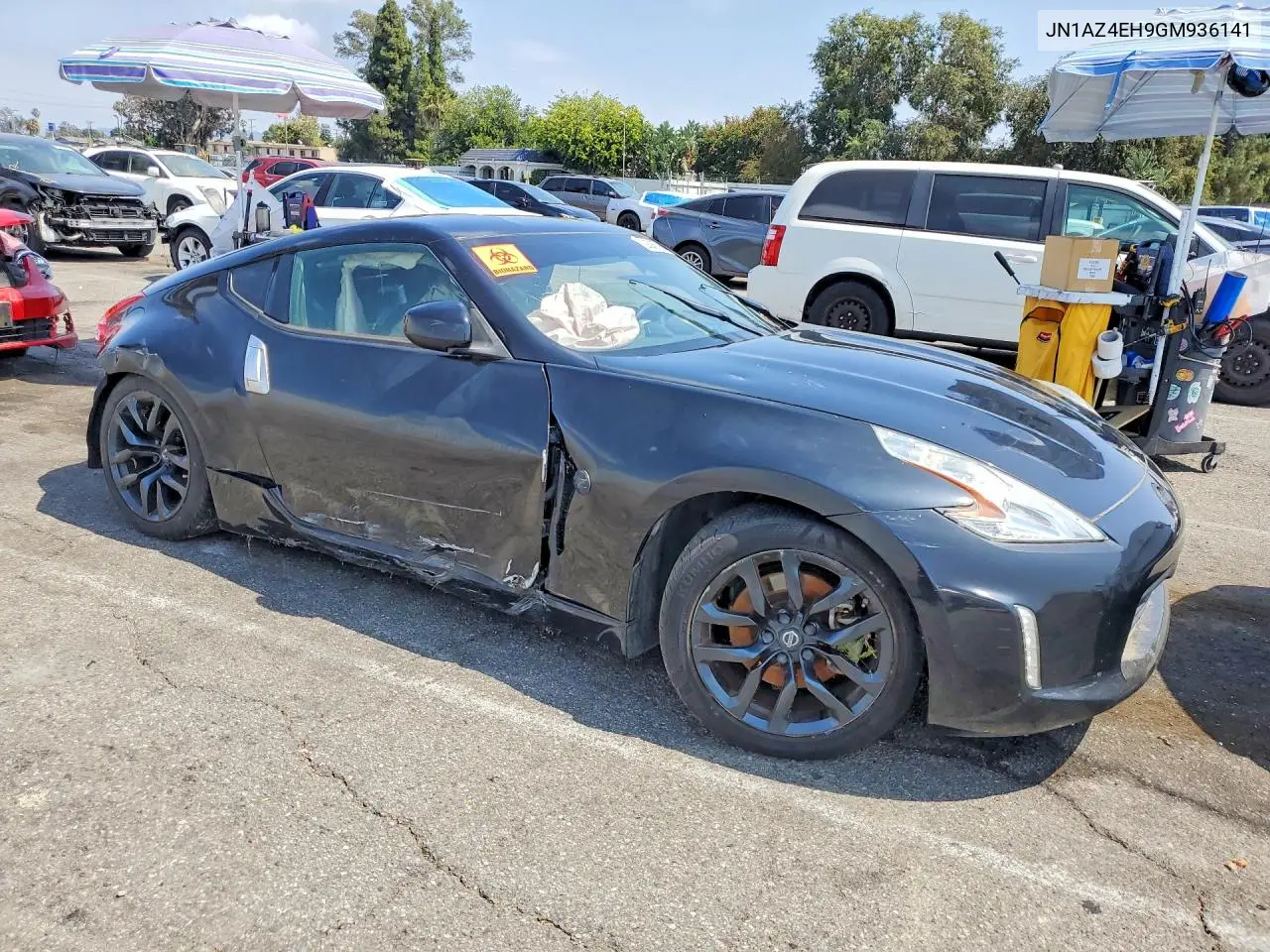 2016 Nissan 370Z Base VIN: JN1AZ4EH9GM936141 Lot: 59385086