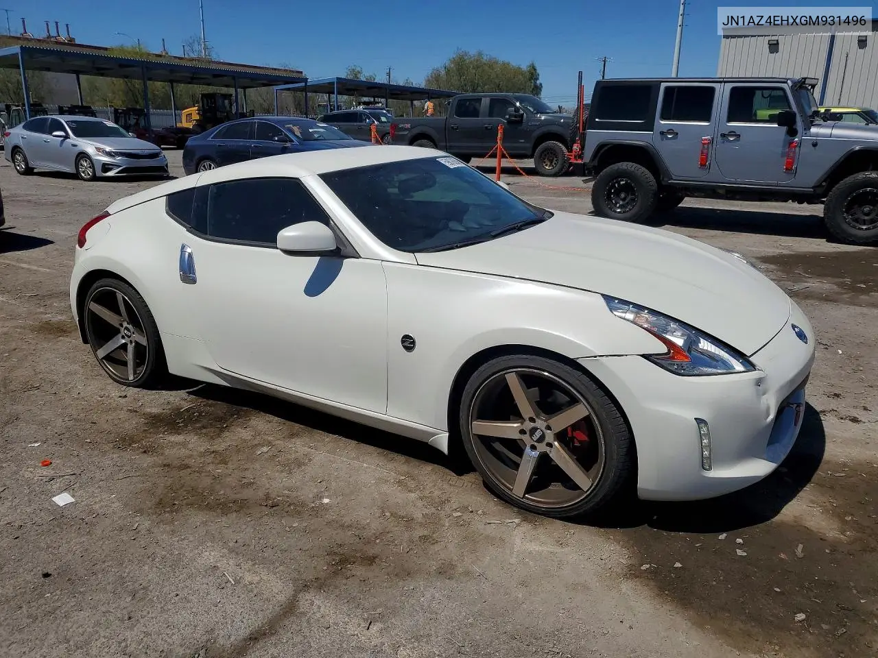 2016 Nissan 370Z Base VIN: JN1AZ4EHXGM931496 Lot: 59878556