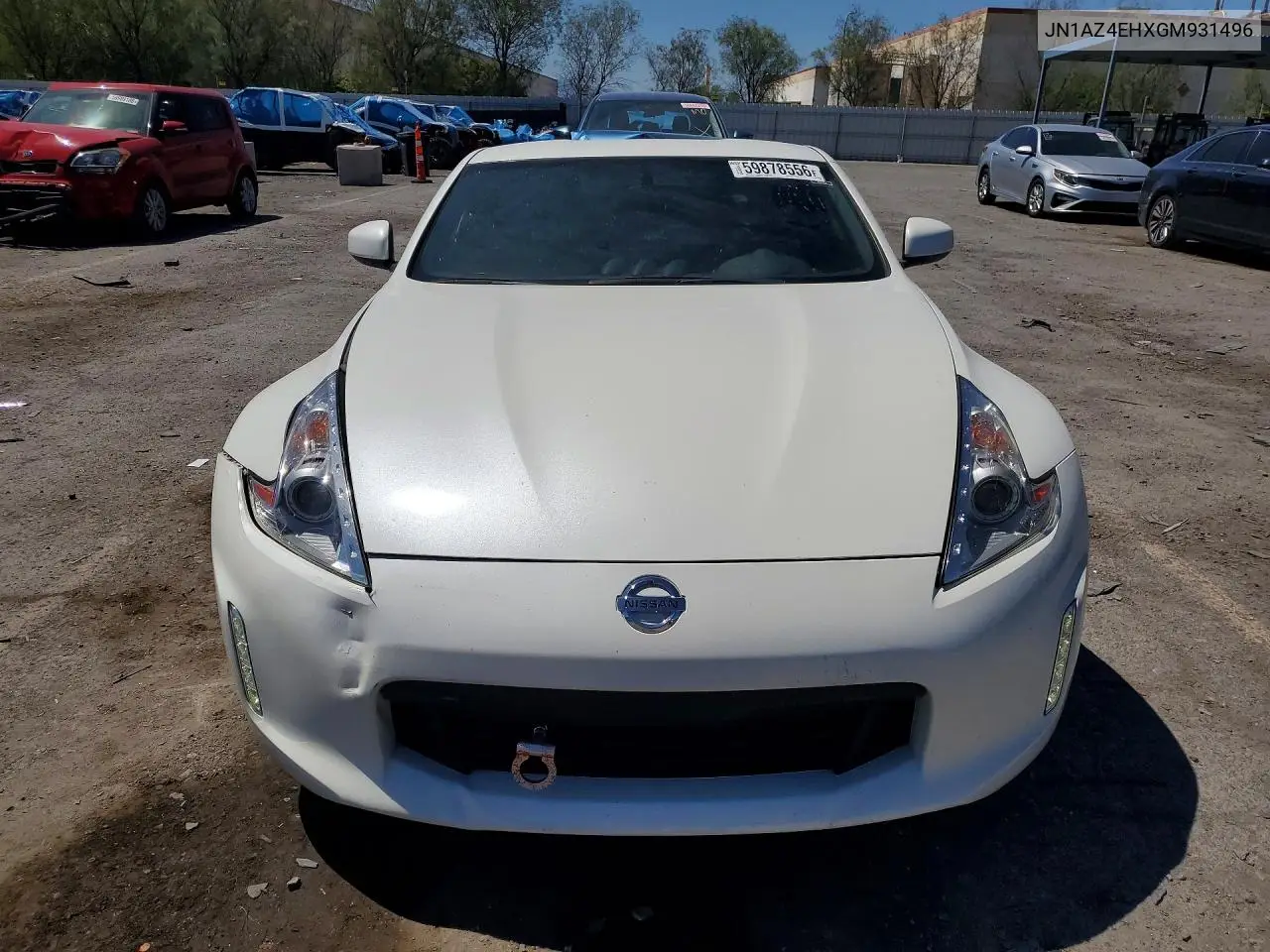 2016 Nissan 370Z Base VIN: JN1AZ4EHXGM931496 Lot: 59878556
