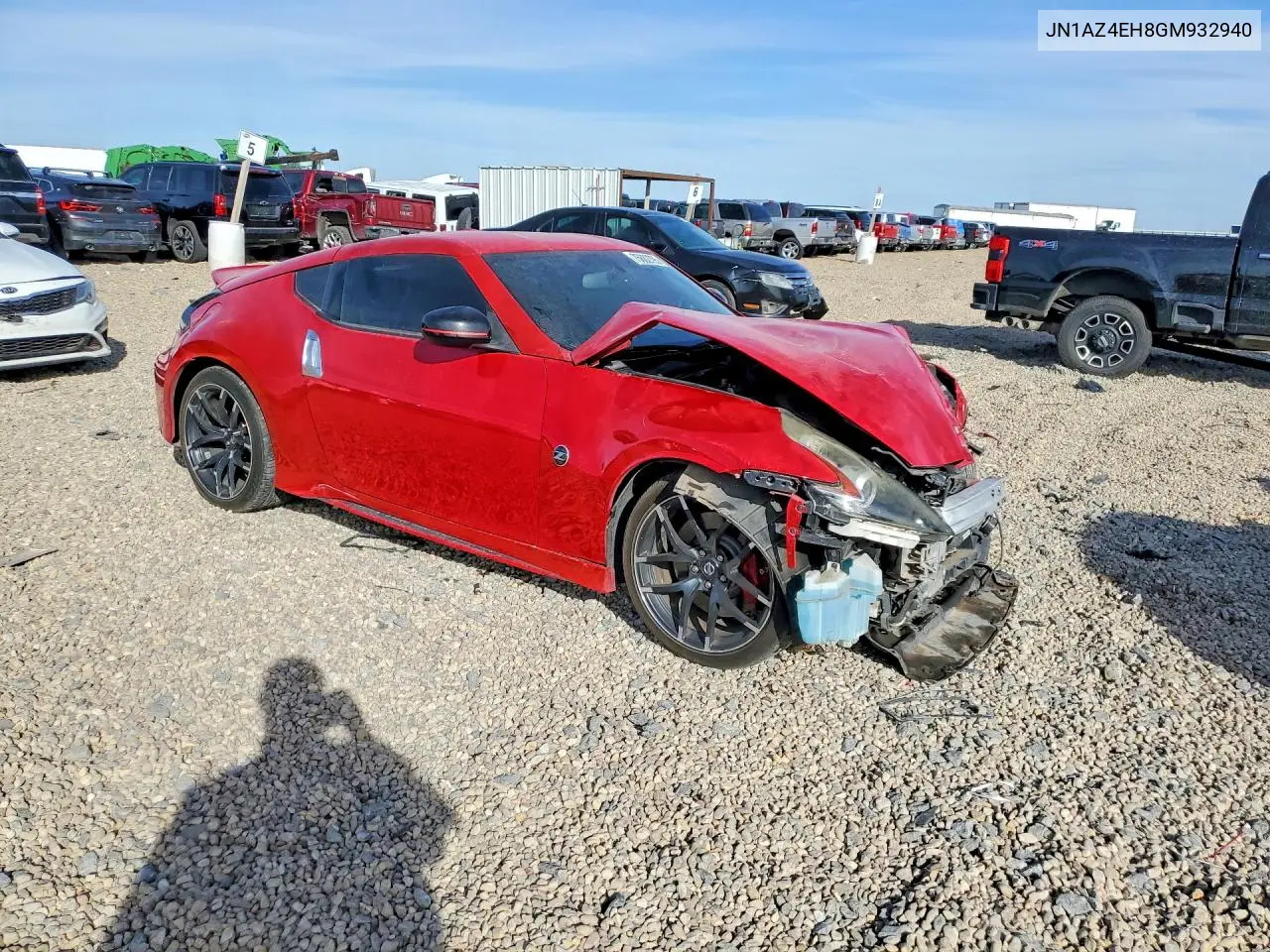 2016 Nissan 370Z Base VIN: JN1AZ4EH8GM932940 Lot: 75682795