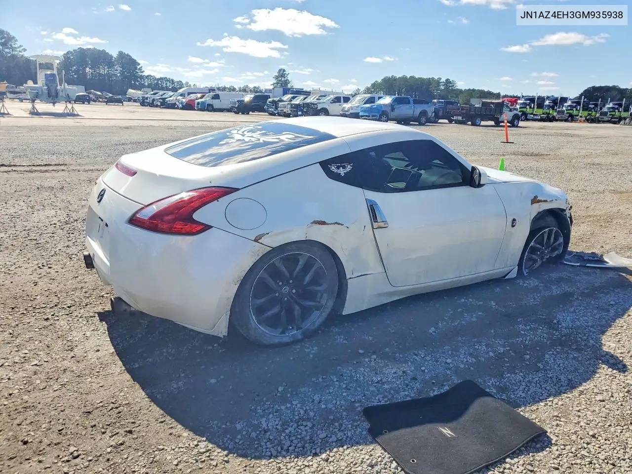 2016 Nissan 370Z Base VIN: JN1AZ4EH3GM935938 Lot: 77166225