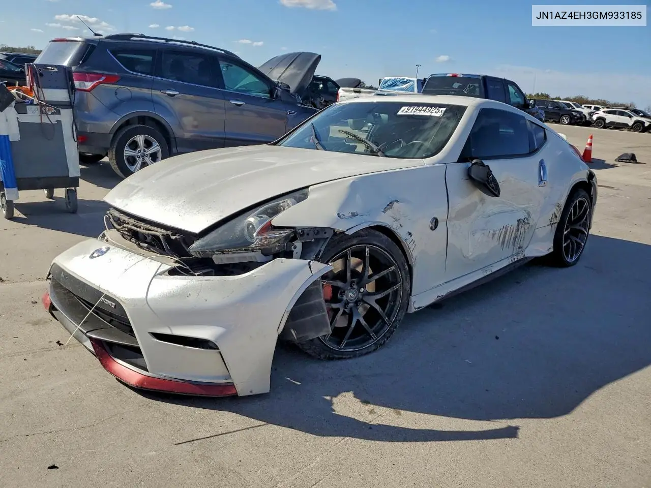 2016 Nissan 370Z Base VIN: JN1AZ4EH3GM933185 Lot: 91944925