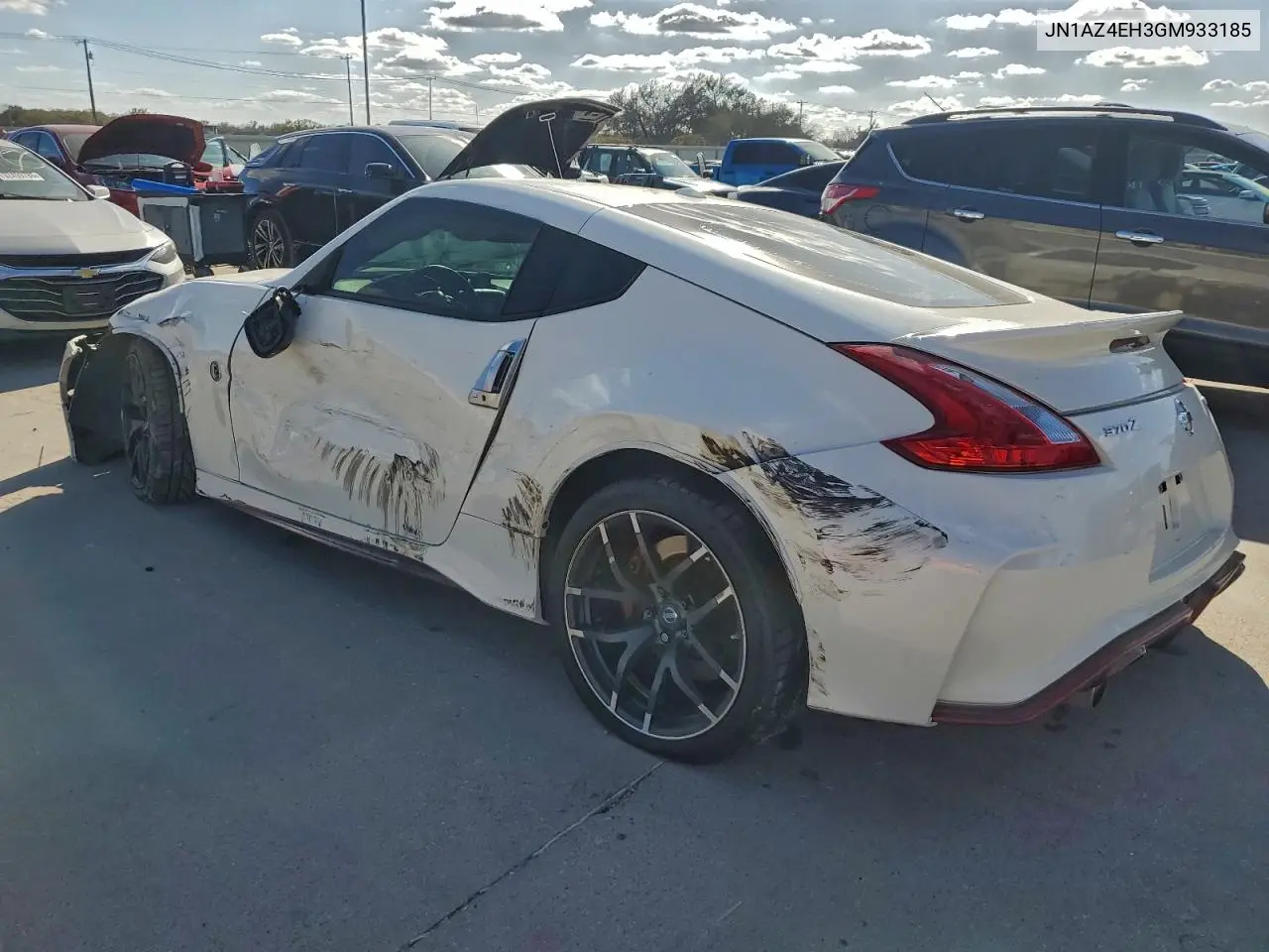 2016 Nissan 370Z Base VIN: JN1AZ4EH3GM933185 Lot: 91944925