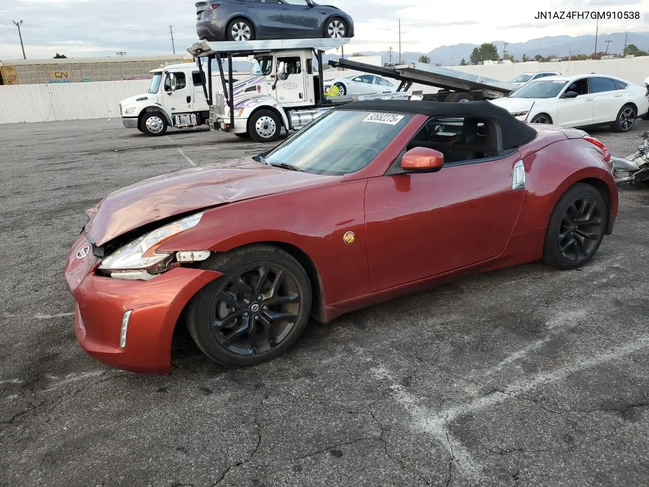 2016 Nissan 370Z Base VIN: JN1AZ4FH7GM910538 Lot: 92652275