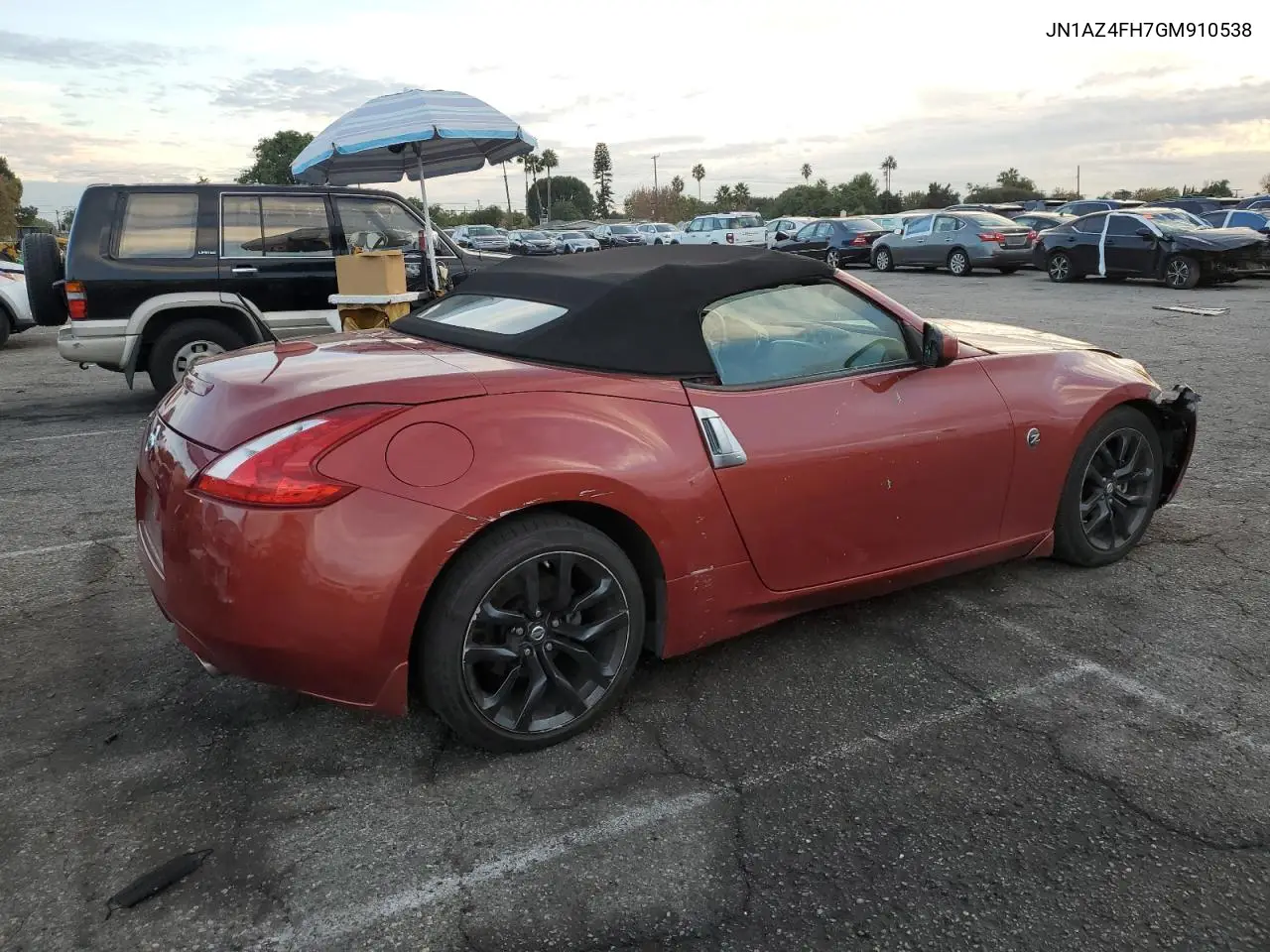 2016 Nissan 370Z Base VIN: JN1AZ4FH7GM910538 Lot: 92652275