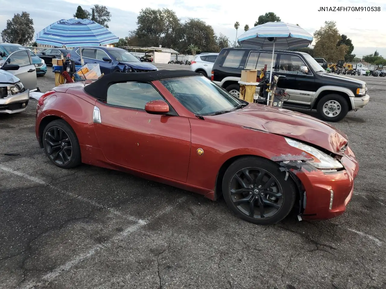 2016 Nissan 370Z Base VIN: JN1AZ4FH7GM910538 Lot: 92652275