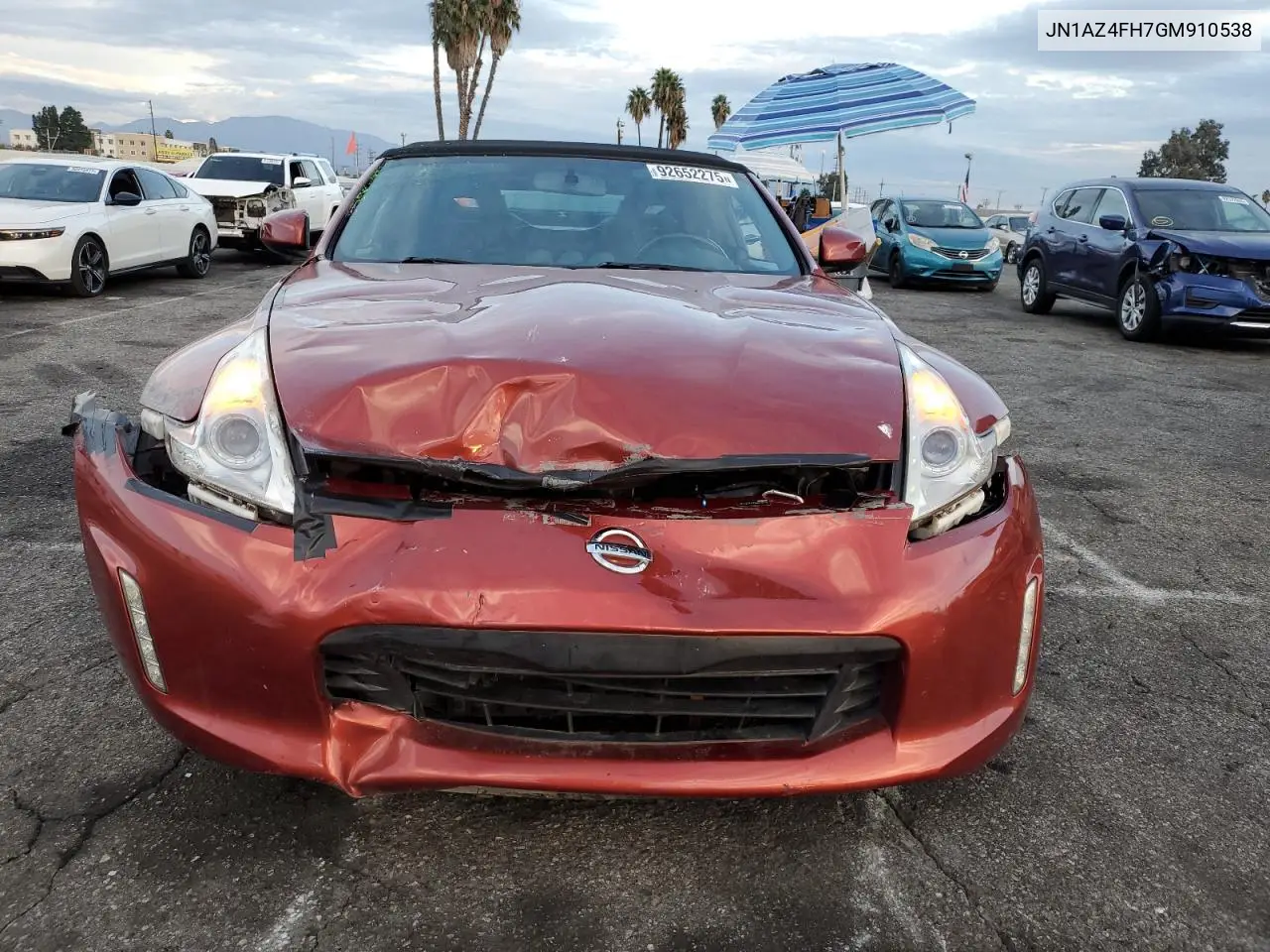 2016 Nissan 370Z Base VIN: JN1AZ4FH7GM910538 Lot: 92652275