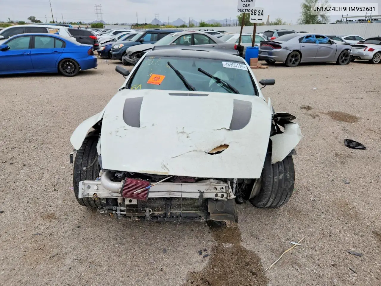 2017 Nissan 370Z Sport VIN: JN1AZ4EH9HM952681 Lot: 48965196