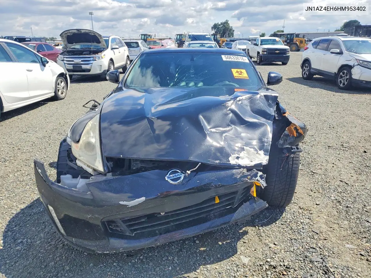 2017 Nissan 370Z Base VIN: JN1AZ4EH6HM953402 Lot: 50633016