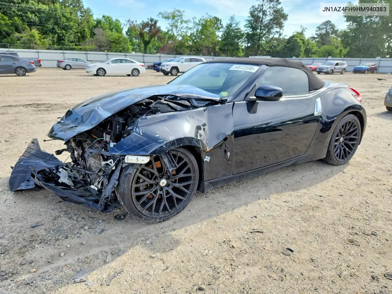 2017 Nissan 370Z Roadster Touring VIN: JN1AZ4FH9HM940383 Lot: 54972596