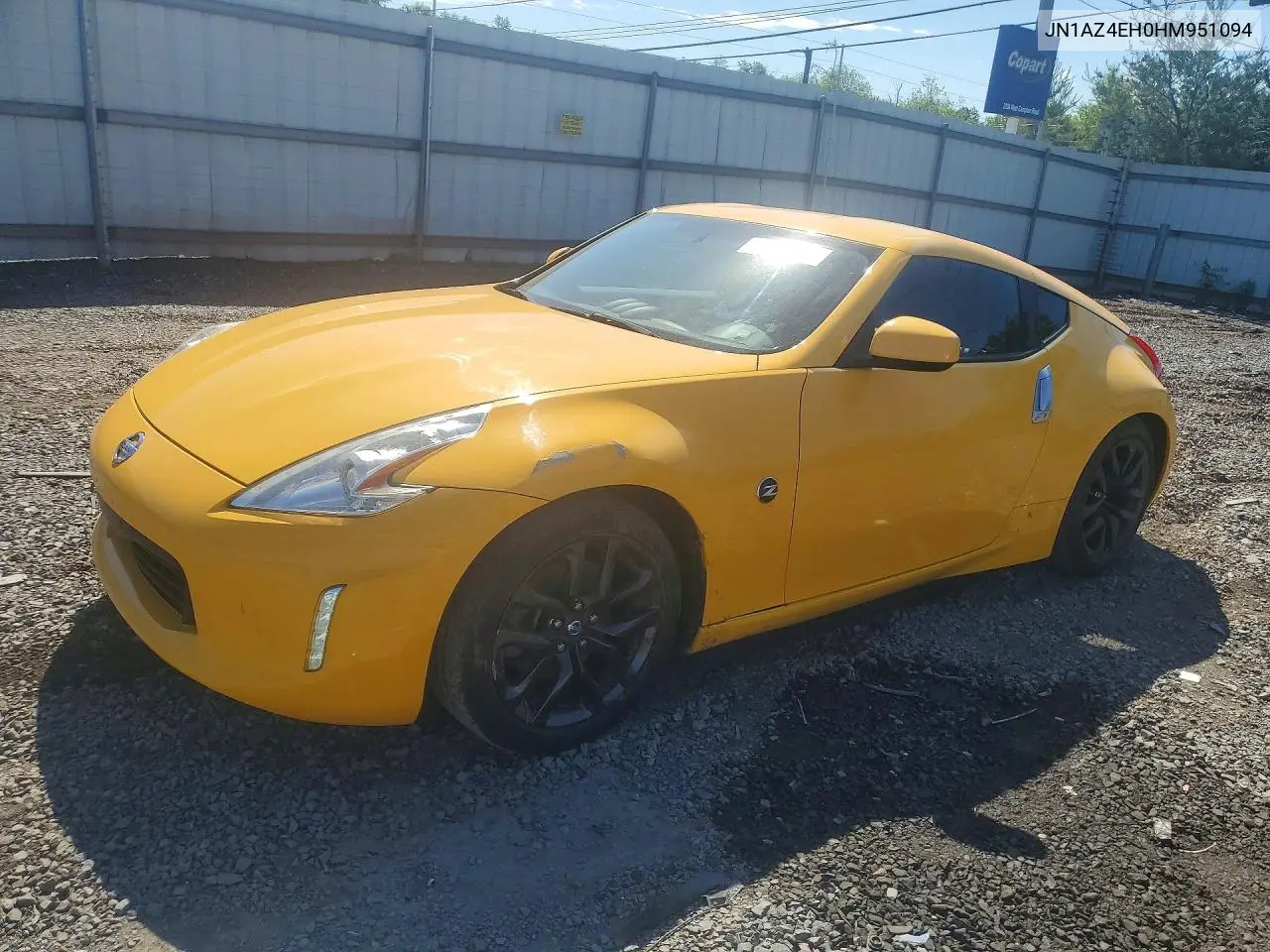 2017 Nissan 370Z Base VIN: JN1AZ4EH0HM951094 Lot: 55194416