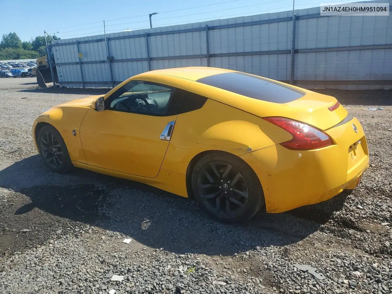 2017 Nissan 370Z Base VIN: JN1AZ4EH0HM951094 Lot: 55194416
