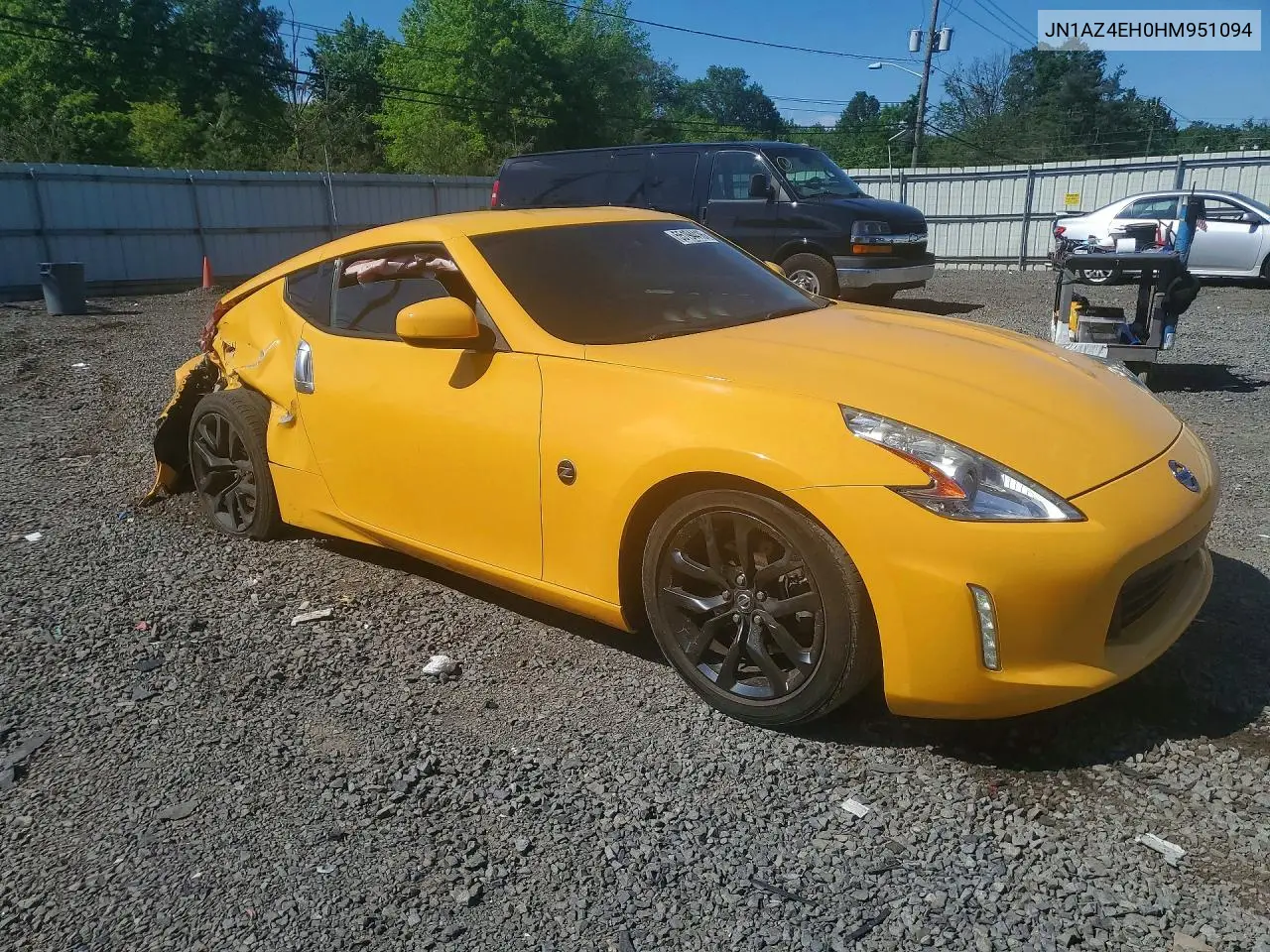 2017 Nissan 370Z Base VIN: JN1AZ4EH0HM951094 Lot: 55194416