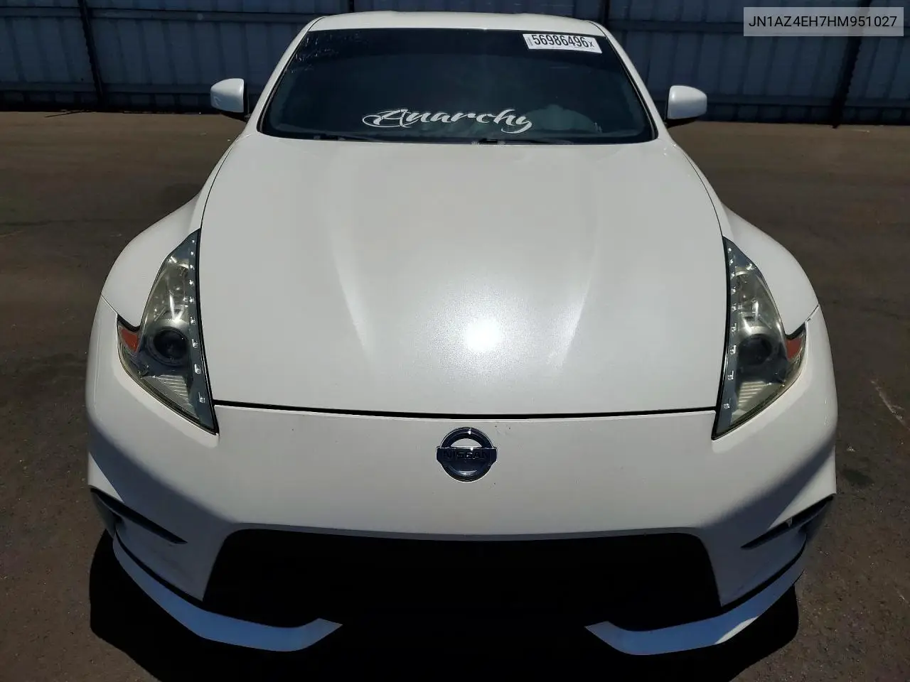 2017 Nissan 370Z Base VIN: JN1AZ4EH7HM951027 Lot: 56986496