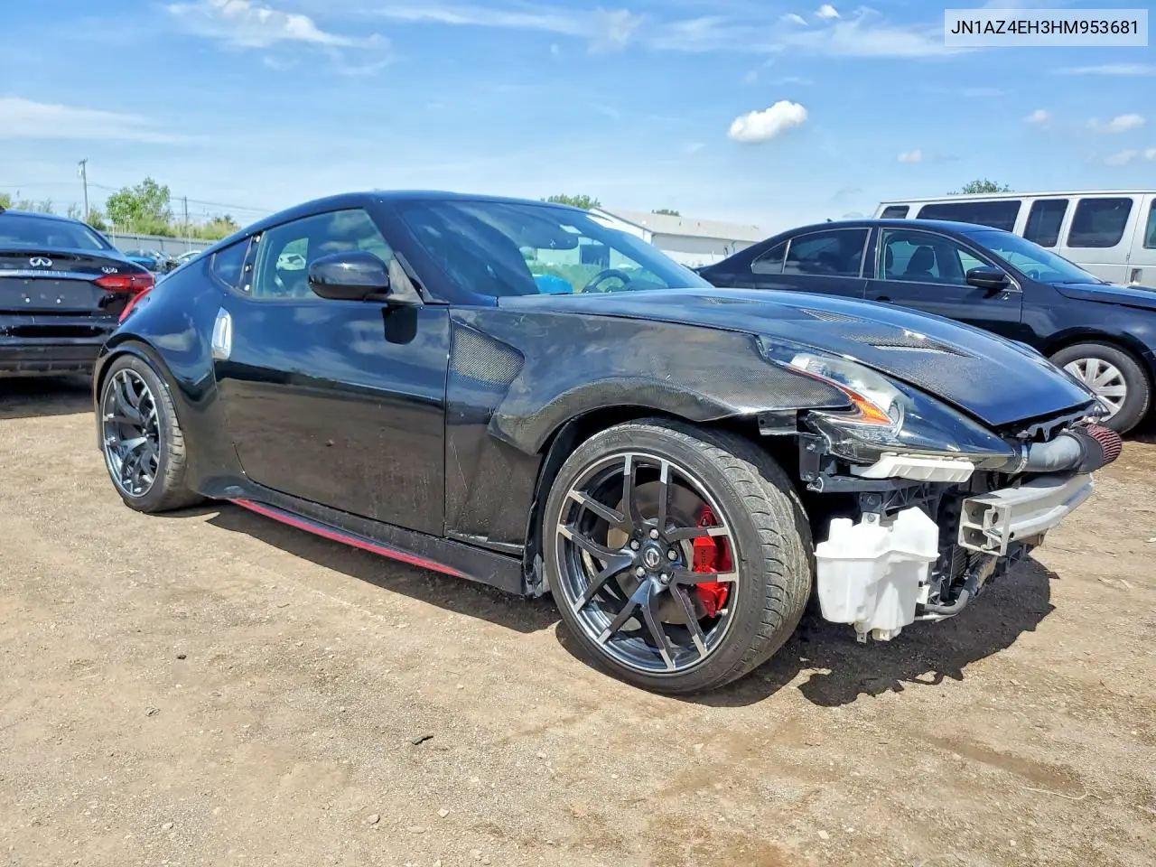 2017 Nissan 370Z Nismo VIN: JN1AZ4EH3HM953681 Lot: 57200476