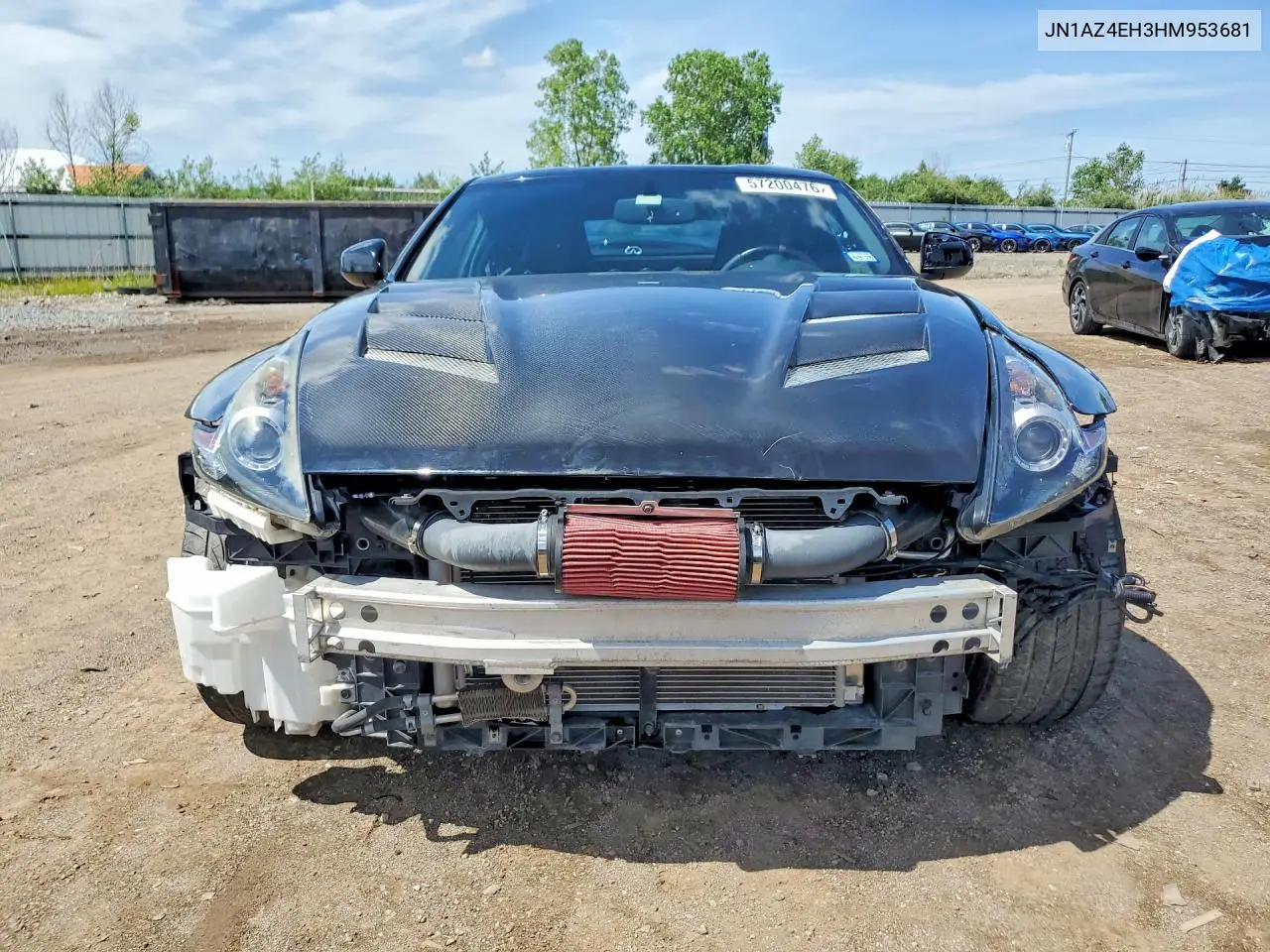 2017 Nissan 370Z Nismo VIN: JN1AZ4EH3HM953681 Lot: 57200476