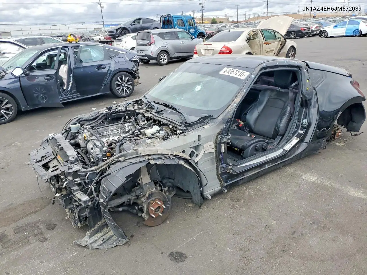 2018 Nissan 370Z Base VIN: JN1AZ4EH6JM572039 Lot: 54557216