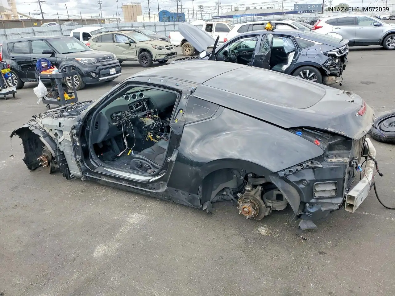 2018 Nissan 370Z Base VIN: JN1AZ4EH6JM572039 Lot: 54557216