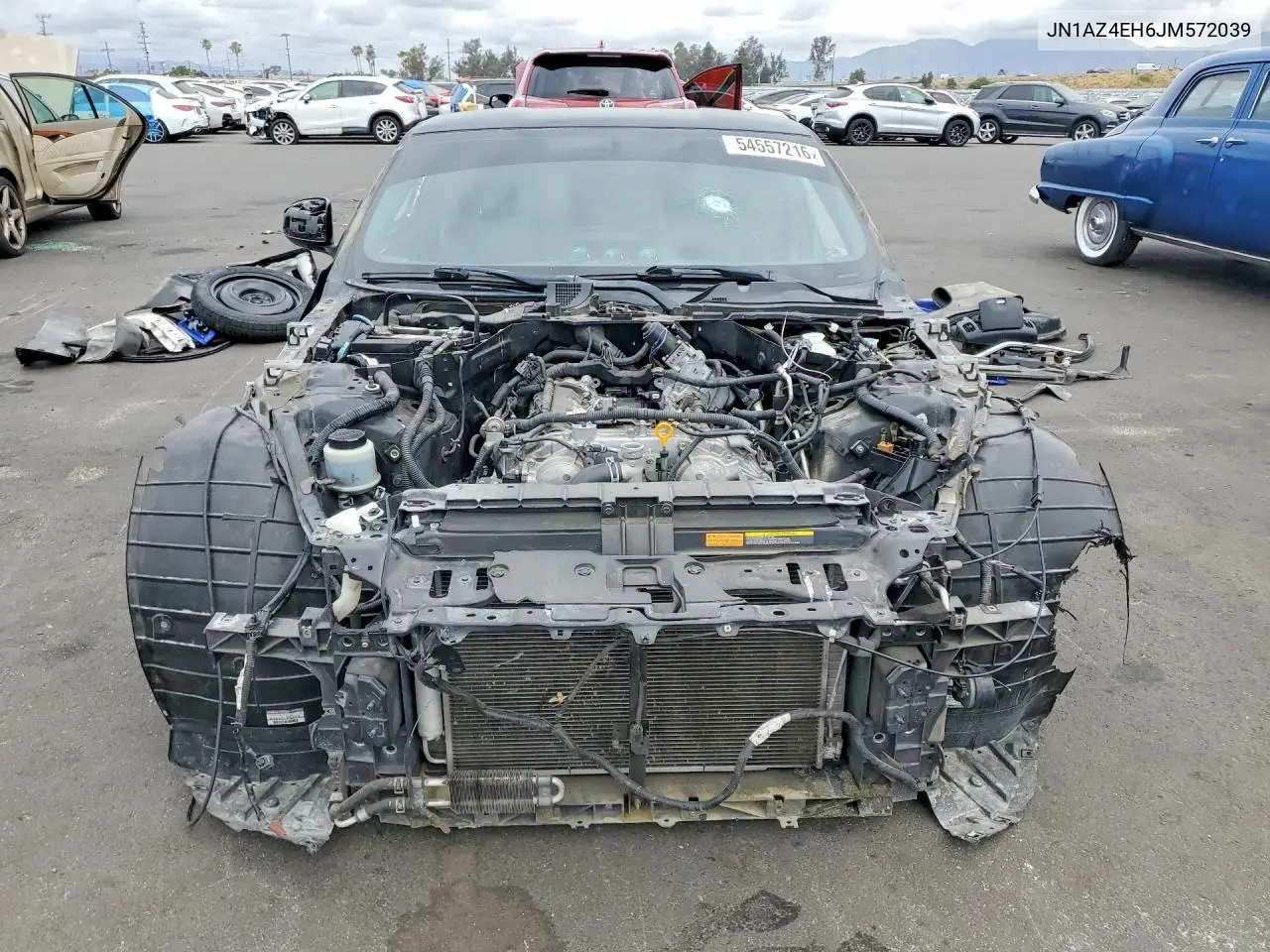 2018 Nissan 370Z Base VIN: JN1AZ4EH6JM572039 Lot: 54557216
