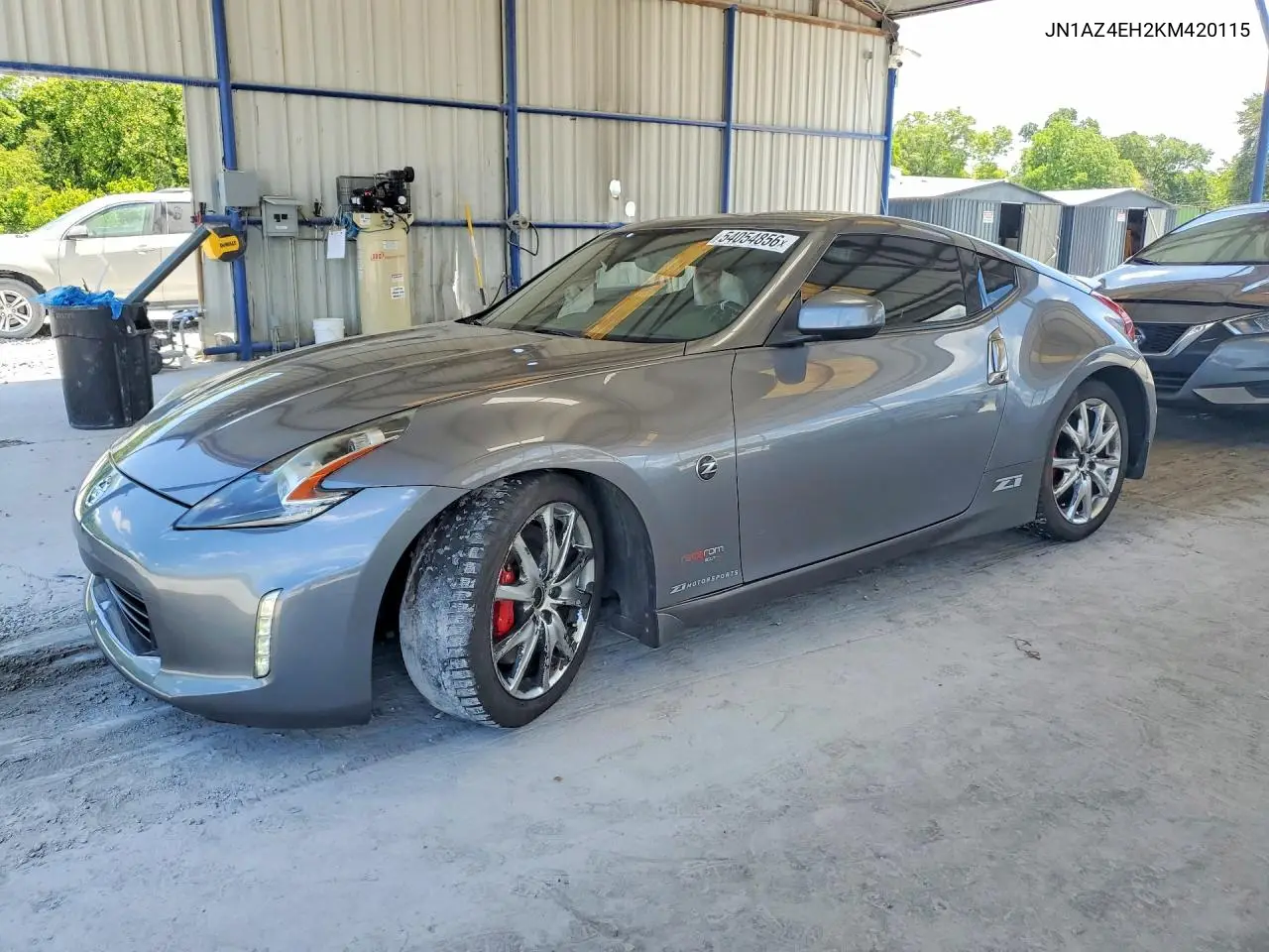 2019 Nissan 370Z Sport Touring VIN: JN1AZ4EH2KM420115 Lot: 54054856