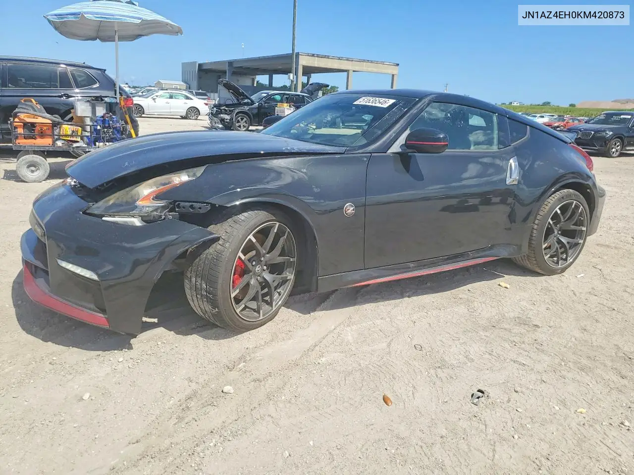 2019 Nissan 370Z Nismo VIN: JN1AZ4EH0KM420873 Lot: 54132316